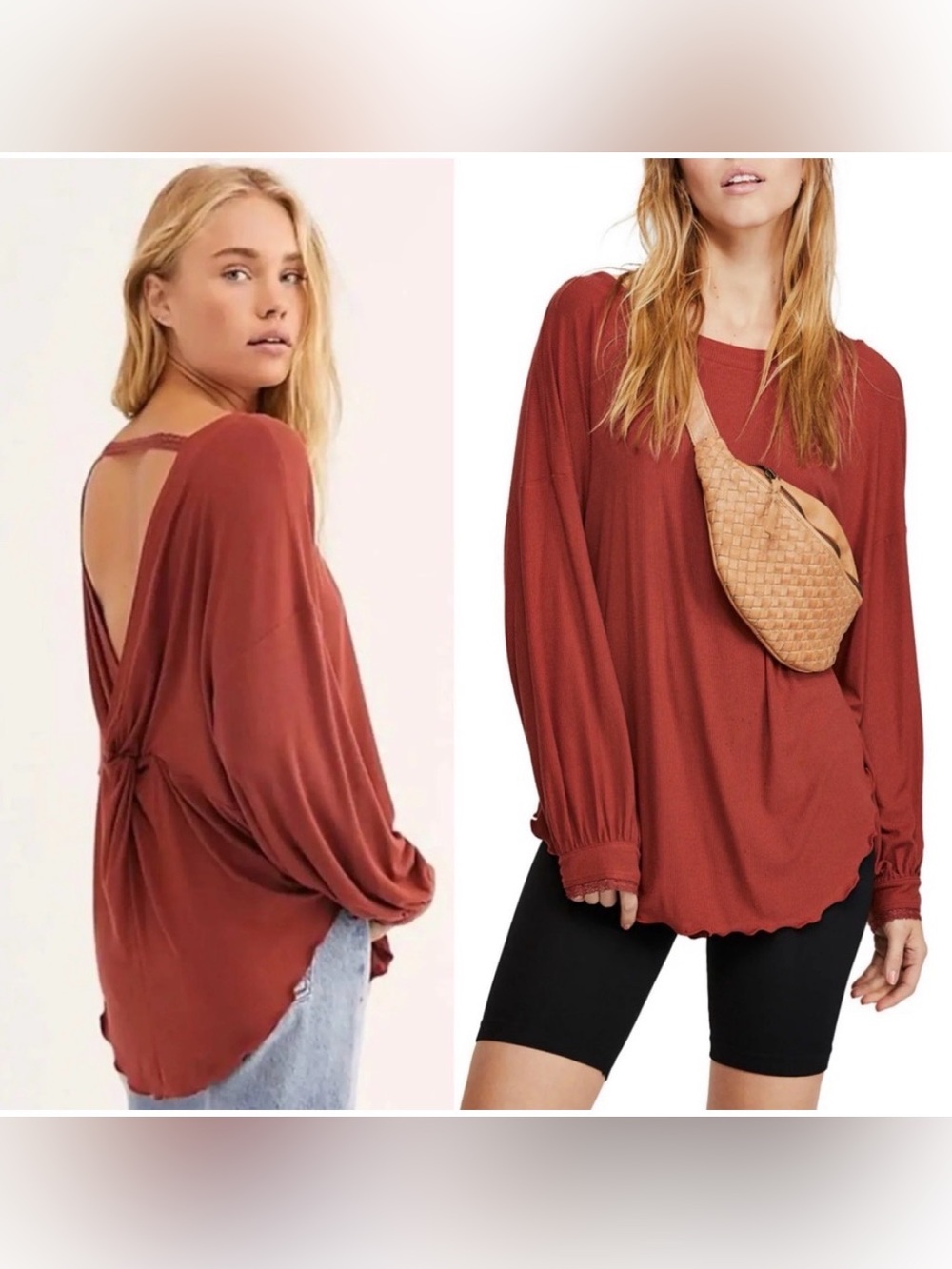 Free People Shimmy Shake V Back Top